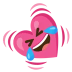 rolling on the floor laughing + beating heart
