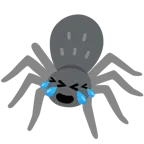 rolling on the floor laughing + spider