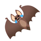 rolling on the floor laughing + bat