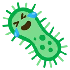 rolling on the floor laughing + microbe