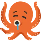 drooling face + octopus