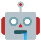 drooling face + robot