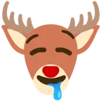 drooling face + deer