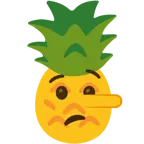 faccina bugiarda + ananas