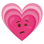 faccina bugiarda + cuore che cresce