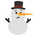 faccina bugiarda + pupazzo di neve senza neve