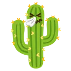 faccina che starnutisce + cactus