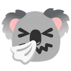 faccina che starnutisce + koala
