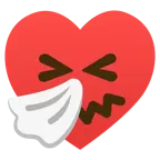 faccina che starnutisce + cuori