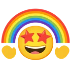 star-struck + rainbow