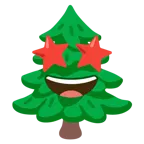 star-struck + evergreen tree