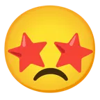 star-struck + angry face