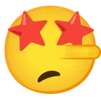 star-struck + lying face