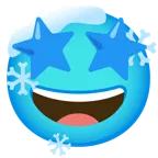 star-struck + cold face