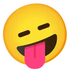 faccina impazzita + faccina inespressiva