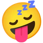 faccina impazzita + faccina che dorme