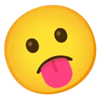 faccina impazzita + faccina leggermente imbronciata
