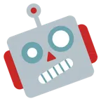 faccina impazzita + faccina di robot