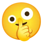faccina impazzita + faccina che zittisce