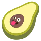 faccina impazzita + avocado