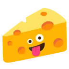 faccina impazzita + fetta di formaggio