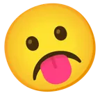 faccina impazzita + faccina imbronciata