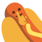 faccina che zittisce + hot dog