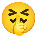 faccina che zittisce + faccina frustrata