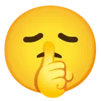 faccina che zittisce + faccina delusa
