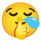 faccina che zittisce + faccina assonnata