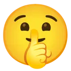faccina che zittisce + faccina sorpresa