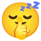 faccina che zittisce + faccina che dorme