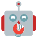 faccina che zittisce + faccina di robot