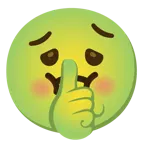 faccina che zittisce + faccina nauseata