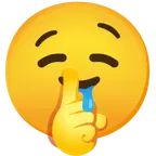 faccina che zittisce + faccina che sbava