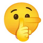 faccina che zittisce + faccina bugiarda