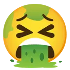 face vomiting + face vomiting