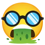 faccina che vomita + faccina travestita