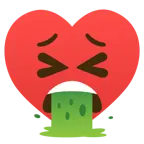 faccina che vomita + cuori