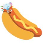 testa che esplode + hot dog