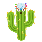 testa che esplode + cactus