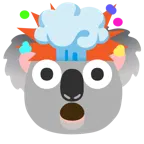 testa che esplode + koala