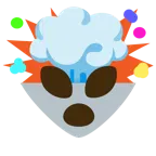 testa che esplode + alieno