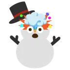 testa che esplode + pupazzo di neve senza neve