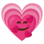 smiling face with hearts + growing heart