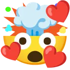 smiling face with hearts + exploding head