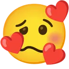 smiling face with hearts + woozy face