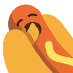 faccina che sbadiglia + hot dog