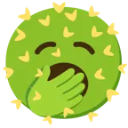faccina che sbadiglia + cactus