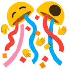 faccina che sbadiglia + coriandoli